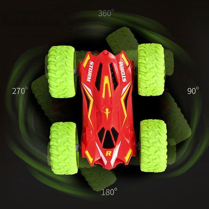 爆買] ワイヤレス ラジコンカー スタントカー リモコンカー 両面