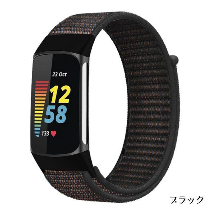 Fitbit Charge 5 6 バンド フィットビット ベルト ナイロン ランニングウォッチ スポーツ スポーツバンド 通気性 柔軟｜lool-shop｜02