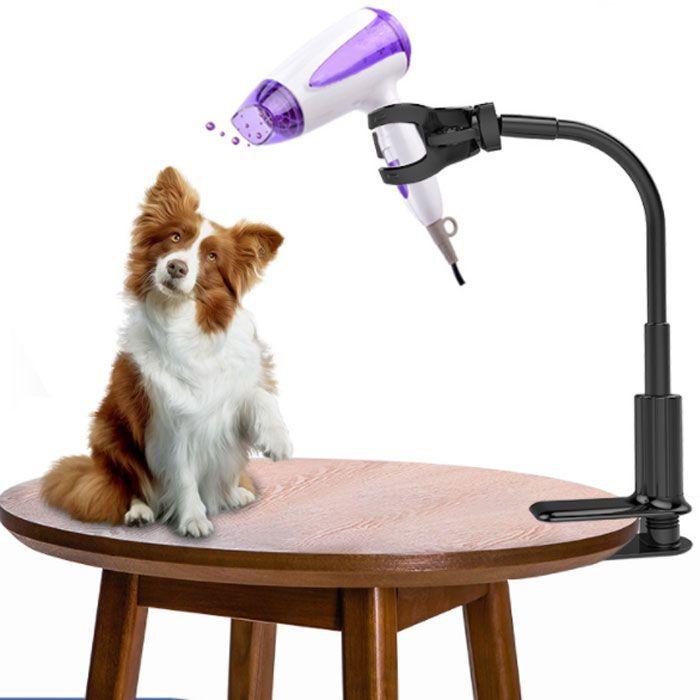 ドライヤースタンド 360度回転 アーム 80cm 両手解放 伸縮 ドライヤー