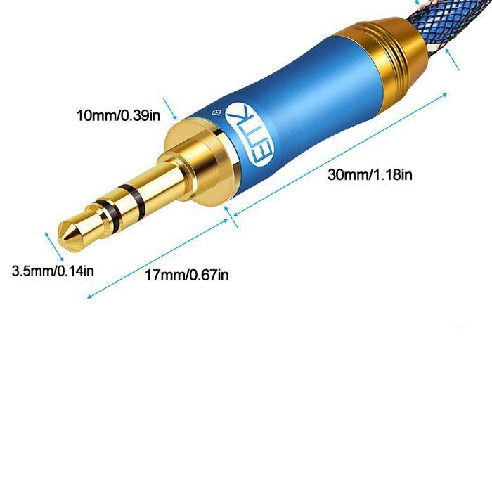 aux ケーブル 3.5mm オーディオケーブル ステレオミニプラグ