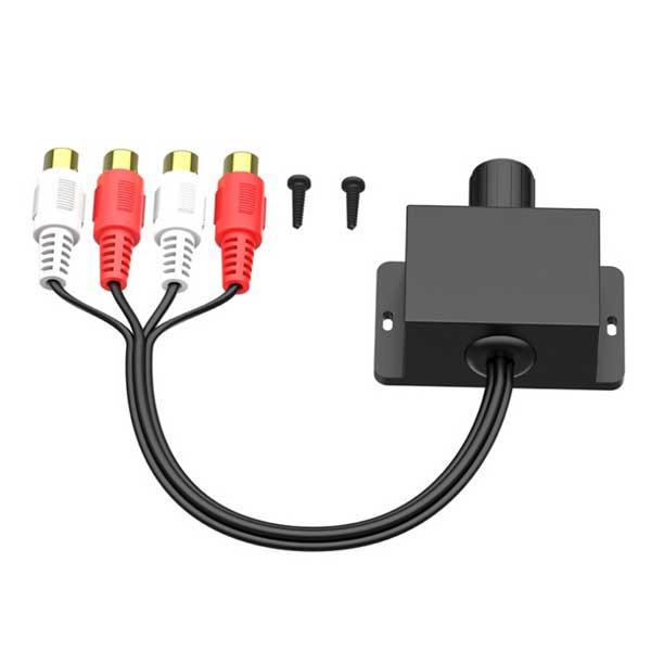 音量調節器 カー ホームオーディオ アンプ ベース RCA ゲイン レベル