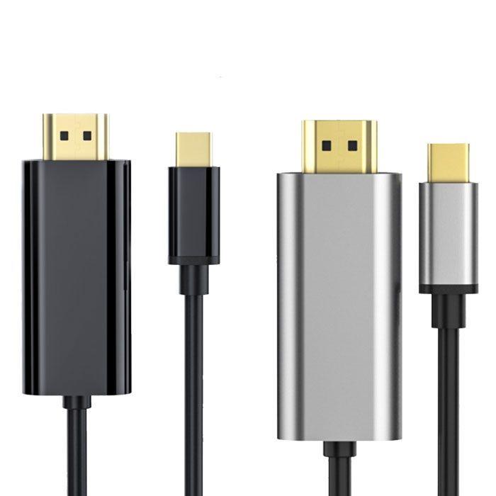 USB C HDMI 変換ケーブル 4K USB Type C HDMI 映像出力 在宅勤務 1.8M  USB Type CからHDMI Thunderbolt 3 USB C to HDMI スマホ...｜lool-shop｜07