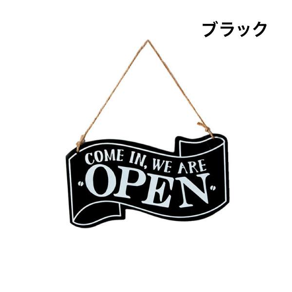 オープン クローズ リバーシブル 木製 両面 看板ボード 開店 閉店