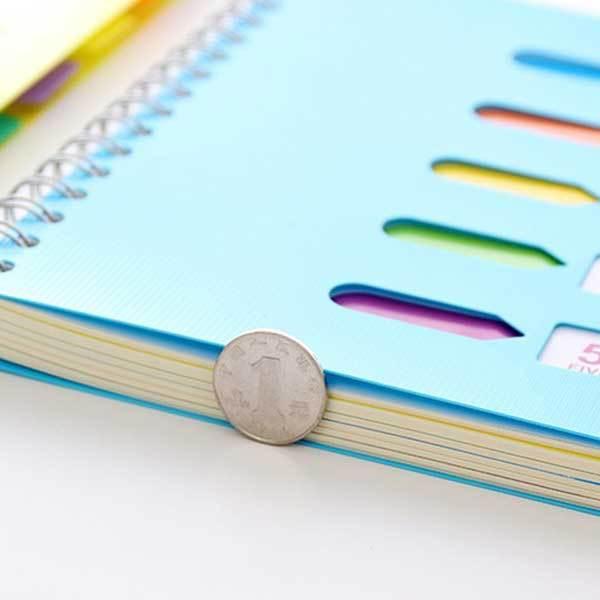 全4カラー】A5 リングノート 横罫 120枚 ノートブック メモ帳 手帳