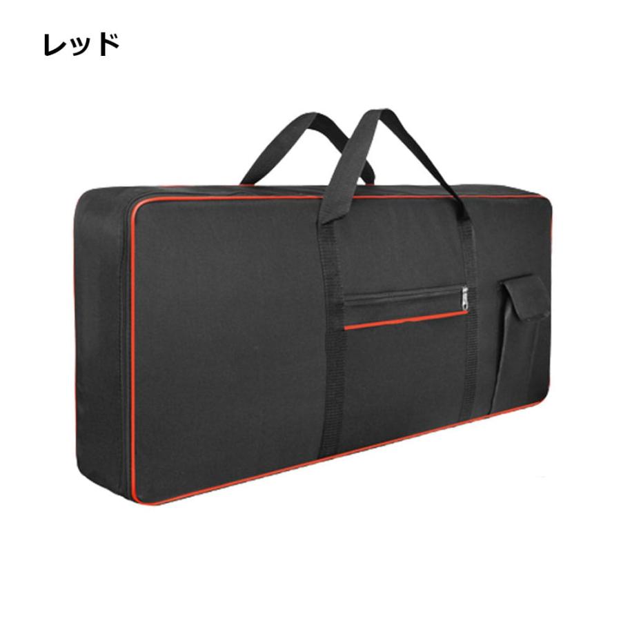 キーボードケース 61鍵盤 リュック 2WAY ソフトケース クッション 厚手