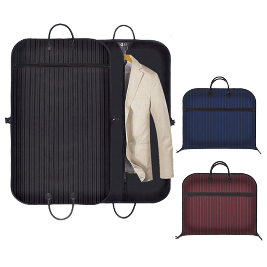 ガーメントバッグ スーツカバー 持ち運び 収納 二つ折り 防水 撥水 出張 冠婚葬祭 旅行 メンズ レディース 黒 | ブランド登録なし