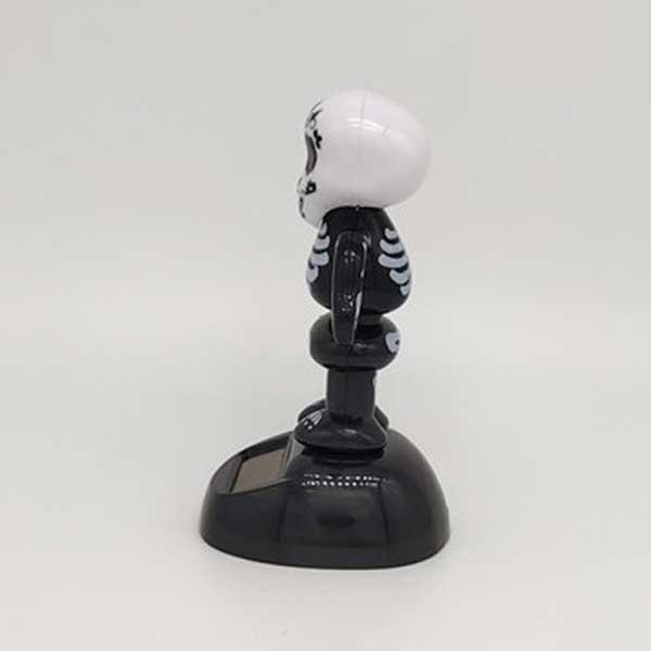 ソーラー 置物 ゆらゆら 骸骨 ガイコツ ドクロ インテリア 飾り 太陽光