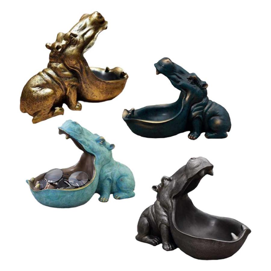 カバ オブジェ インテリア 小物入れ 収納 置物 お洒落 ユニーク