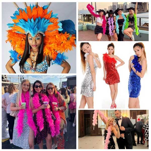 マラボー ファーショール 羽根 ストール コスプレ 仮装 衣装 ダンス