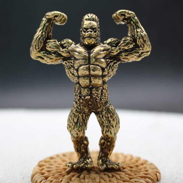 ツルの真鍮製置物 2体セット　アンティーク雑貨 オブジェ　レトロ ツルの真鍮製置物 2体セット アンティーク雑貨 オブジェ レトロ