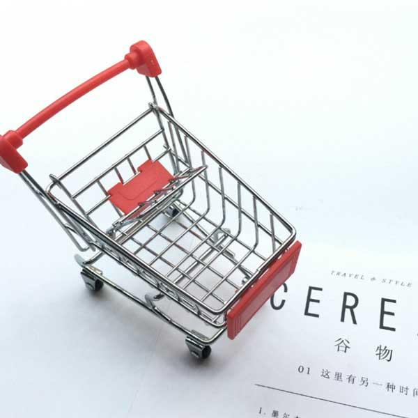 ミニチュア ショッピングカート おもちゃ ままごと インテリア 雑貨