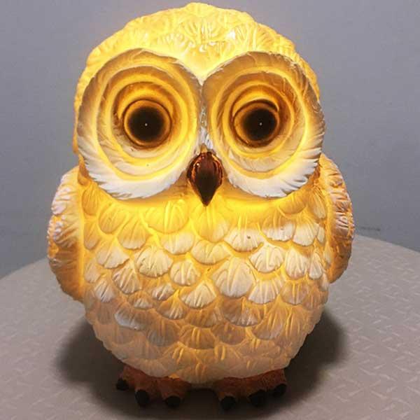ソーラーライト 屋外 フクロウ ガーデンライト おしゃれ 鳥 庭飾り