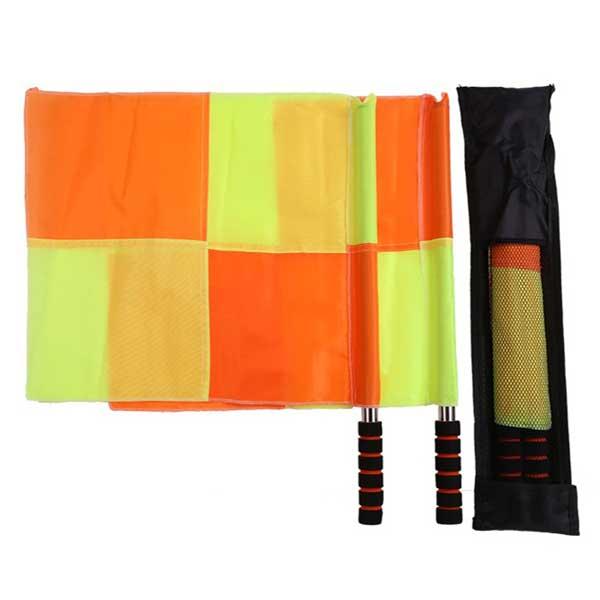 レフェリー フラッグ 審判 旗 2本組 サッカー 審判旗 審判用品