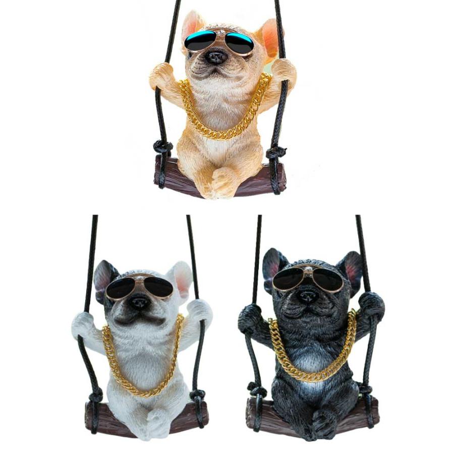 オーナメント 犬 ドッグ ルームミラー アクセサリー 飾り 可愛い