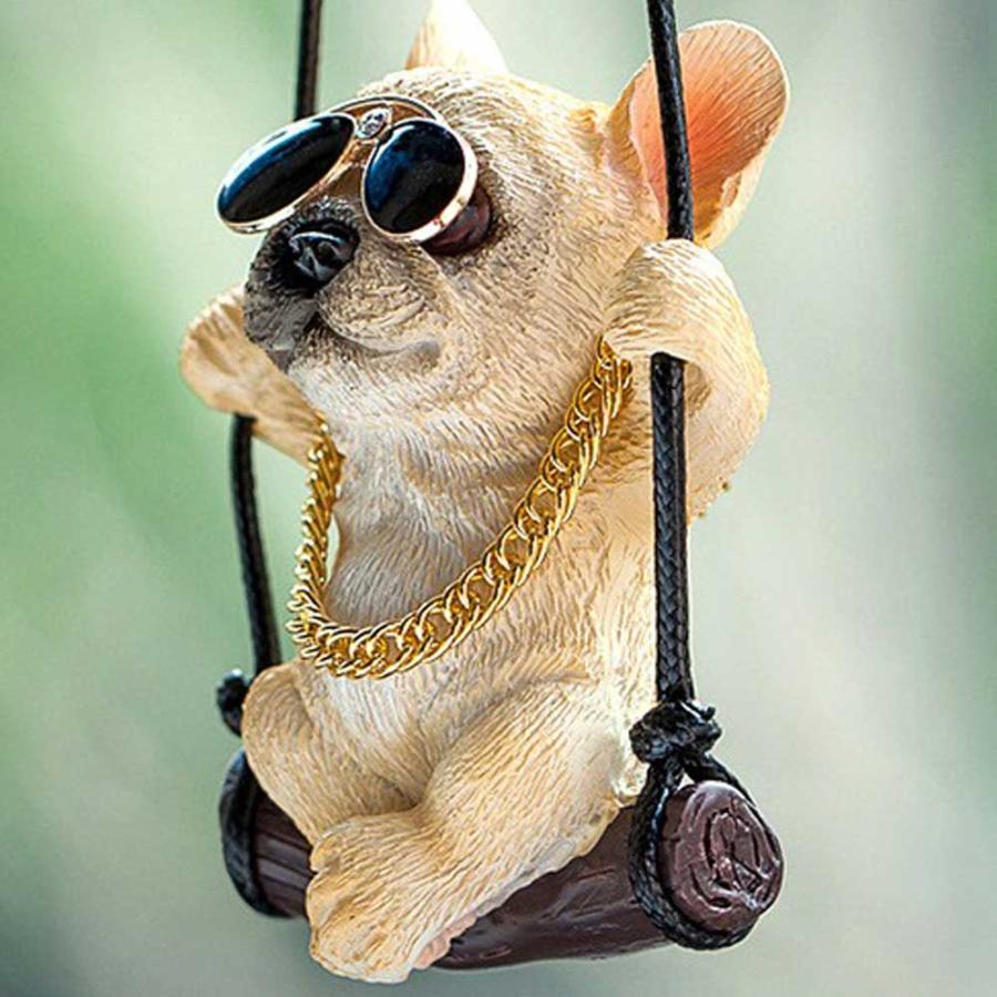 オーナメント 犬 ドッグ ルームミラー アクセサリー 飾り 可愛い