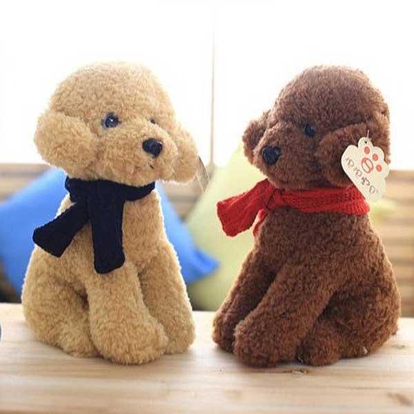 トイプードル ぬいぐるみ 可愛い 高さ32cm お洒落 リアル 犬