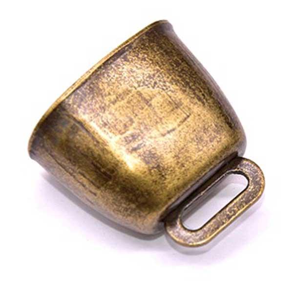 カウベル 10個セット 鈴 熊よけ 呼び鈴 アンティーク風 ブロンズ