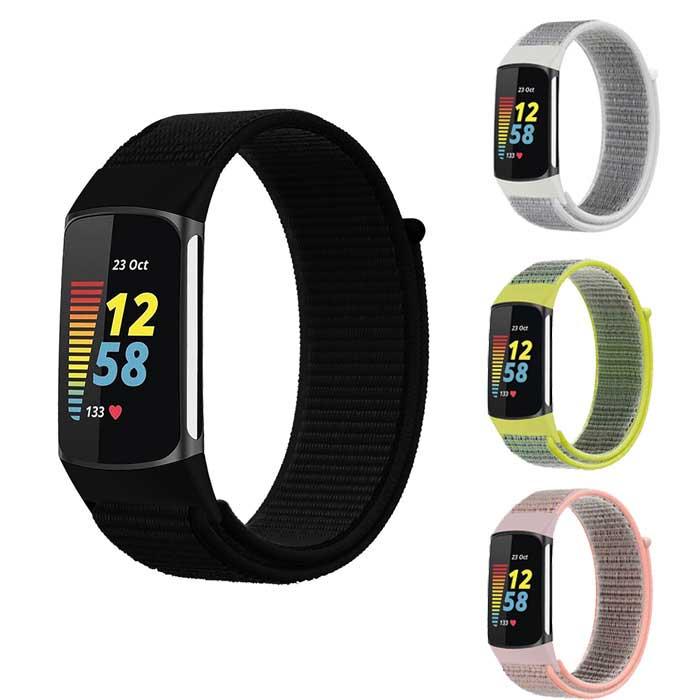 Fitbit Charge 6 バンド ナイロン 交換ベルト フィットビット チャージ