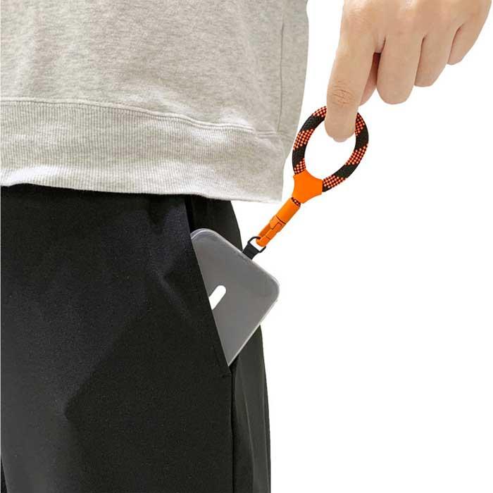[限定品] フィンガーストラップ omadesign HikU フィンガーストラップ スマホ リング 指 ひっかけ 360度回転 落下防止