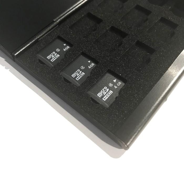 Microsd ケース アルミ カードケース 両面 収納 軽量 大容量 24枚 収納ケース 9ch No 24 Msd ロールショップ 通販 Yahoo ショッピング