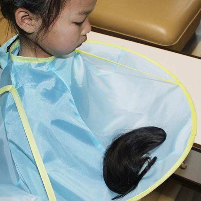 海外 散髪用ケープ 子ども 散髪 ケープ 子供用 ヘアカット ヘアーエプロン 注目ブランド