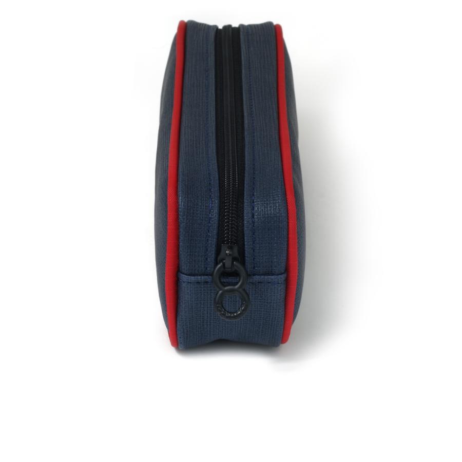 LOONLOON 260 レイニー ペンケース ネイビー 大容量 おしゃれ シンプル