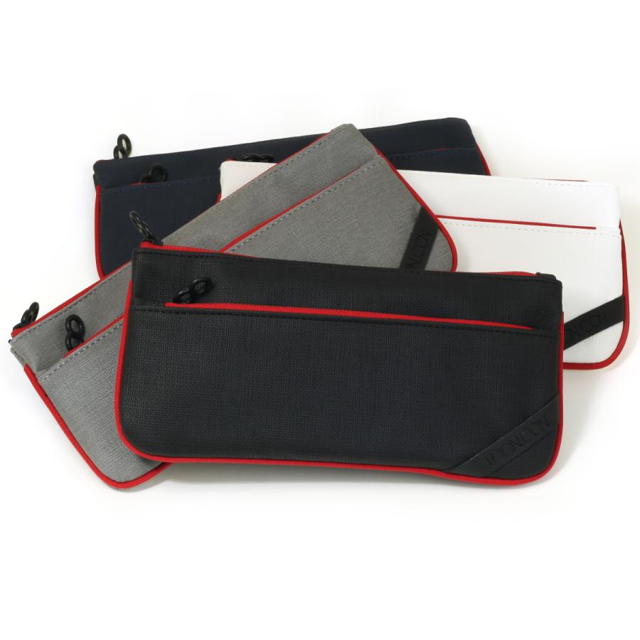 LOONLOON 360 レイニー ペンケース ブラック シンプル ガジェット収納