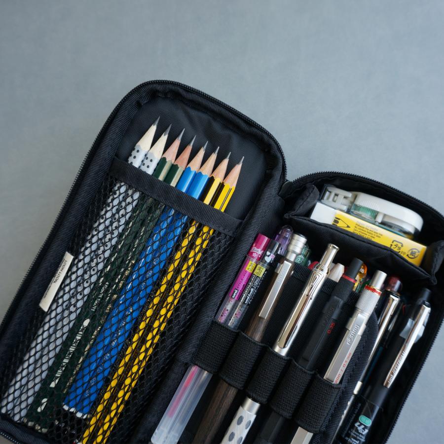 LOONLOON 667 メロウ ペンケース シックグレー 大容量 おしゃれ 二階