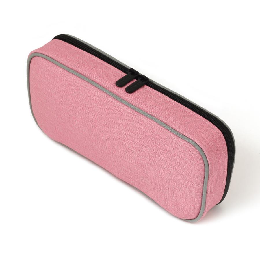 LOONLOON 667 メロウ ペンケース サンドピンク 大容量 おしゃれ 二階