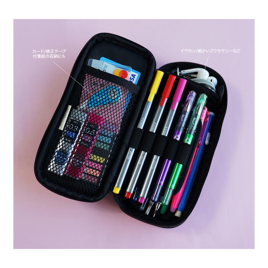 LOONLOON LOONLOON 663 ストーン ペンケース コーヒーブラウン 大容量