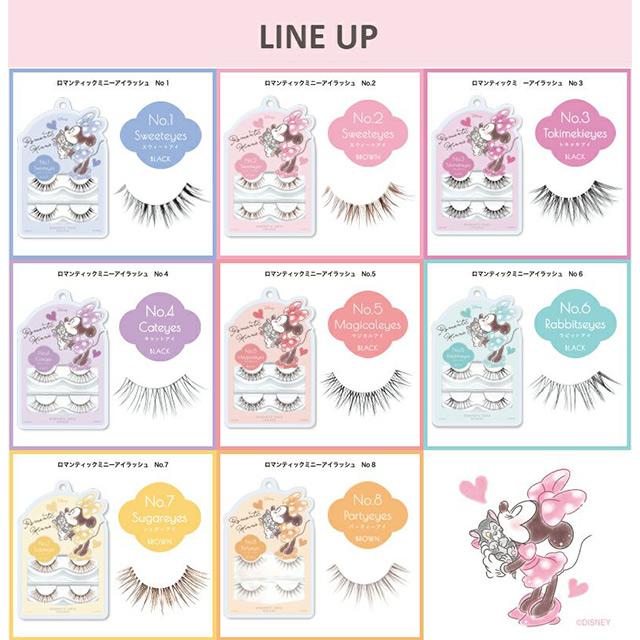 ディズニー ロマンティックシリーズ アイラッシュ Disney Romantic Series EYELASH メール便送料無料 つけまつげ つけまつ毛 睫毛 2ペア｜loook｜02