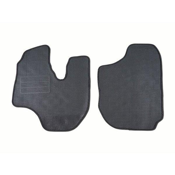 ハイゼット マット ハイゼットトラック S200P S210P S201P S211P フロアマット チェック柄 ブラック/グレー H11.1〜H26.9 | ハイゼット | 02