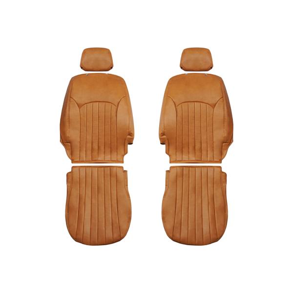 キャラバン NV350 後期型 シートカバー レザー ヴィンテージブラウン