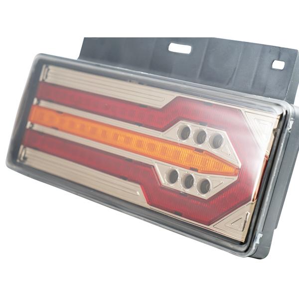 いすゞ エルフ 適合 薄型2連 フルLED テールランプ ウインカー 左右セット いすゞ（ISUZU） エルフ フルLED テールランプ Ver2 左右セット
