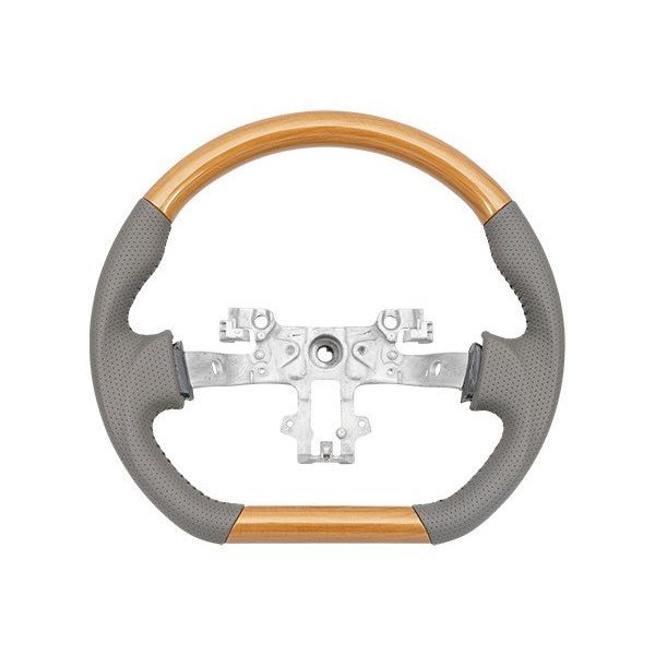 エブリイバン DA17V D型 ステアリング ハンドル ガングリップ ユーカリ茶木目調 H27.2〜 | エブリイワゴン | 01