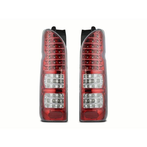 ハイエース - レジアスエース 200系 LED尻っ方照明ランプ ハーフレッド クリアレンズタイプ H16〜