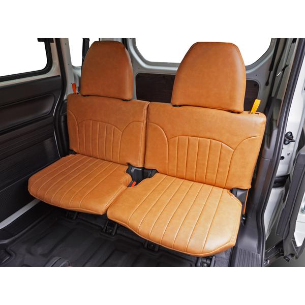 N-VAN JJ1 JJ2 シートカバー ヴィンテージブラウン レザー ホンダ 汚れ防止 PVCレザー シート 専用 本田 | ホンダ | 09