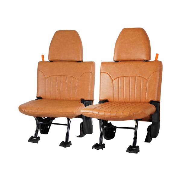 N-VAN JJ1 JJ2 シートカバー ヴィンテージブラウン レザー ホンダ 汚れ防止 PVCレザー シート 専用 本田 | ホンダ | 07