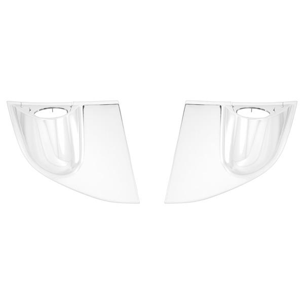 ジェネレーションキャンター メッキサイドミラーステーカバー 左右セット 標準ボディ ワイドボディ H14.7〜H22.10 | 三菱ふそう | 01