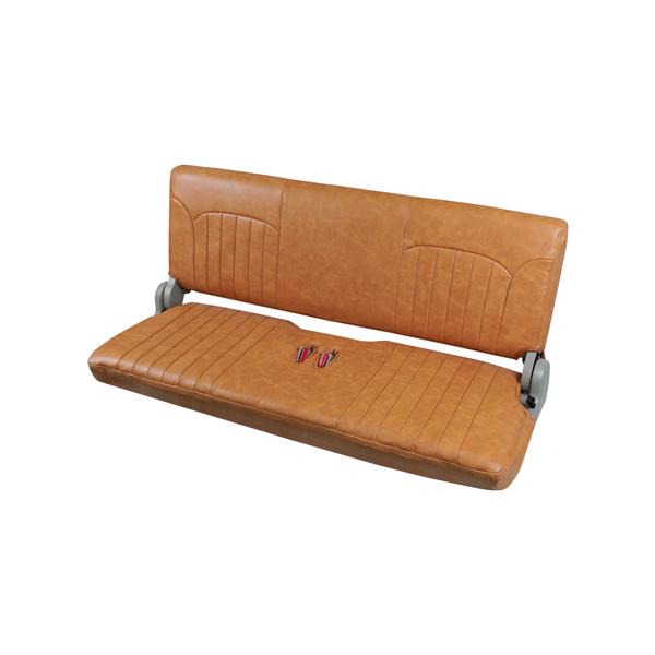 エブリイバン DA17V ヴィンテージ ブラウン レザー シートカバー GA / PA / PC / PCリミテッド / PAリミテッド ヘッドレスト一体型用 1707 | エブリイワゴン | 04