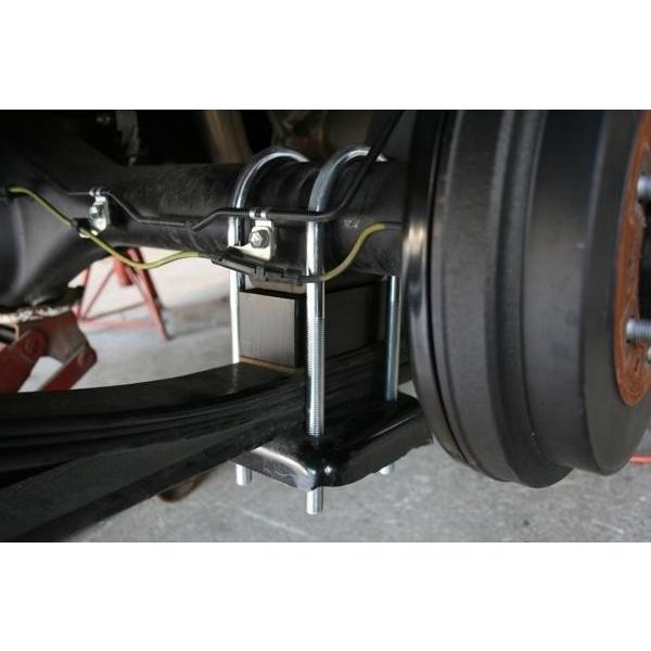 ハイエース 200系 アルミ製 ローダウンブロックキット 1インチ(25mm)2WD バンプストップ リバウンドストップ セット H16〜|loop-co-ltd35|02