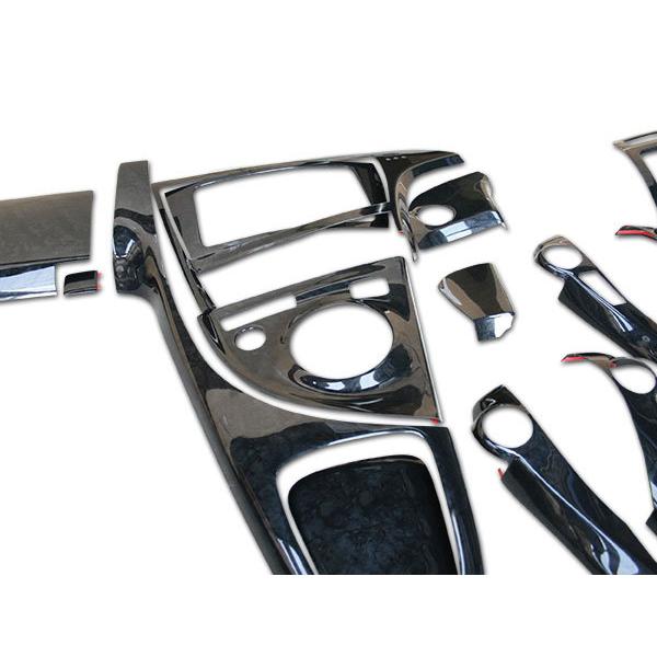 ZVW30系 プリウス 3D　インテリアパネル 19Pセット 黒木目調 ZVW30系 プリウス 3D インテリアパネル 19Pセット 黒木目調