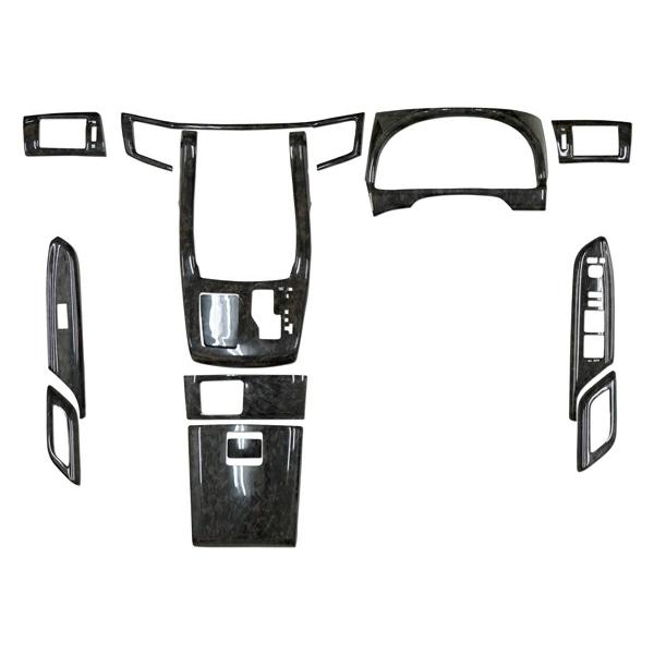 アルファード ヴェルファイア ANH20W GGH20W ANH25W GGH25W 後期 インテリアパネル 13P マホガニー調黒木目 H23.11〜H27.1 | アルファード | 01