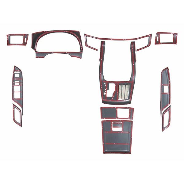 アルファード ヴェルファイア ANH20W GGH20W ANH25W GGH25W 後期 インテリアパネル 13P マホガニー調黒木目 H23.11〜H27.1 | アルファード | 03