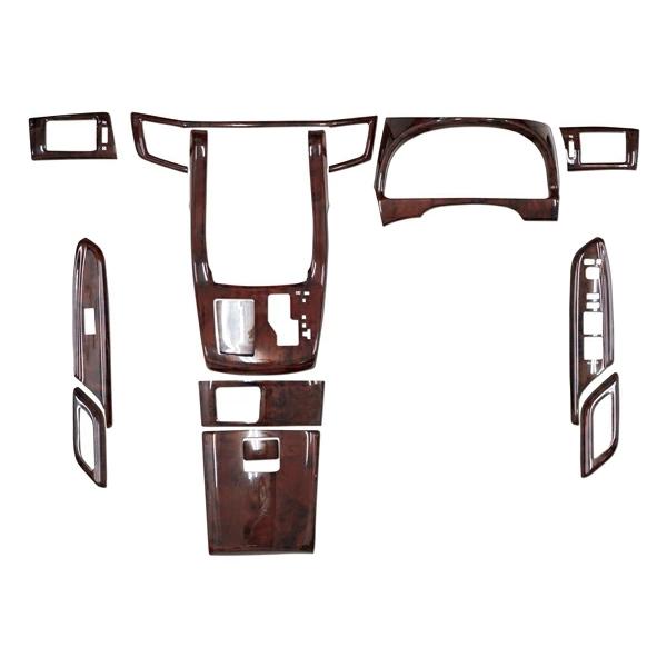 アルファード ヴェルファイア ANH20W GGH20W ANH25W GGH25W 後期 インテリアパネル 13P ポプラ調茶木目 H23.11〜H27.1 | アルファード | 01