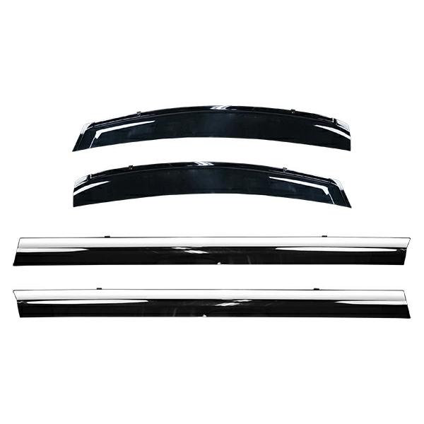 アルファード ヴェルファイア 30系 ドアバイザー スモーク 4P セット H27.1〜 tnqyd-237 サイドバイザー 雨よけ 外装 | アルファード | 01