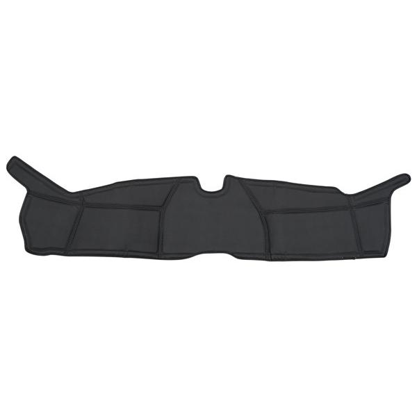 ダイハツ ハイゼットカーゴ S321V デラックス 専用 フロント用 PVC レザーデッキカバー 運転席 助手席 PVC ブラック 足元 | ハイゼット | 01