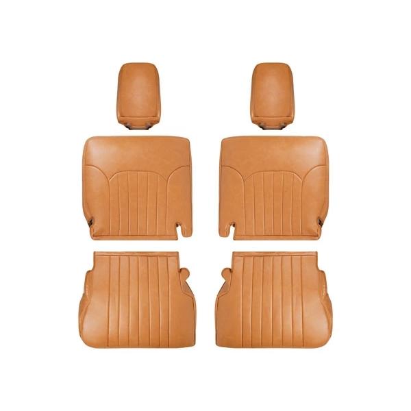 アトレー S700V S710V シートカバー レザー ヴィンテージブラウン ダイハツ 内装 カスタム S700 汚れ防止 パーツ フロント リア | アトレー | 04