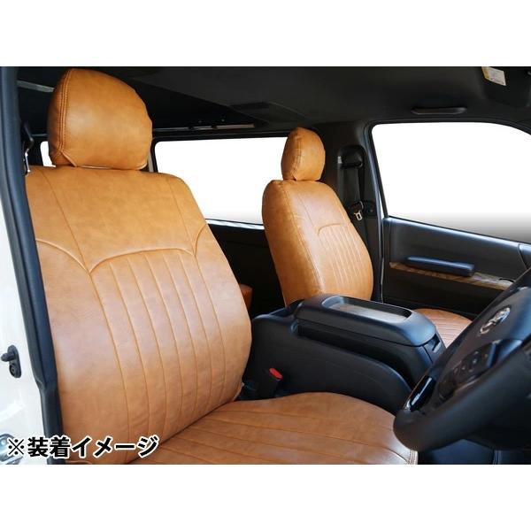 アトレー S700V S710V シートカバー レザー ヴィンテージブラウン ダイハツ 内装 カスタム S700 汚れ防止 パーツ フロント リア | アトレー | 05