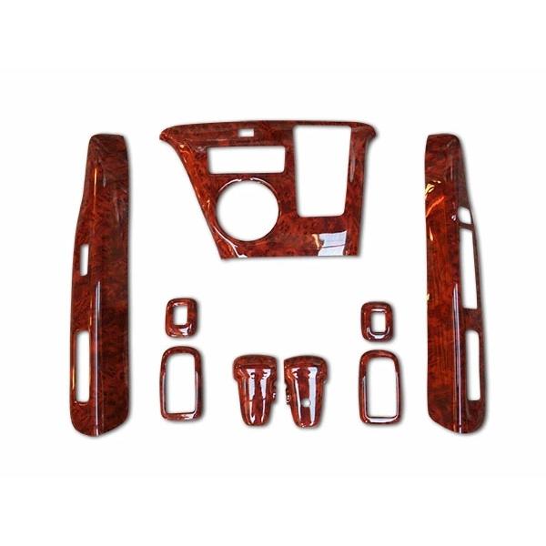 アトレーワゴン S321G S331G 中期型 ステアリング インテリアパネル9P セット H19.9〜H29.10 木目調 ブラック 内装 ハンドル | アトレー | 03